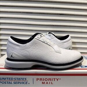 New Nike Jordan ADG 5 Spikeless Golf Shoes White Black Men’s Sizes FQ6642-102